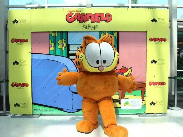 Polo Shopping Indaiatuba recebe Garfield para segundo encontro gratuito com os fãs