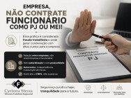 A EMPRESA PODE CONTRATAR FUNCIONÁRIO PJ OU MEI?