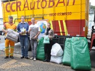 Americana recebe doações da CCR AutoBan para a Campanha do Agasalho