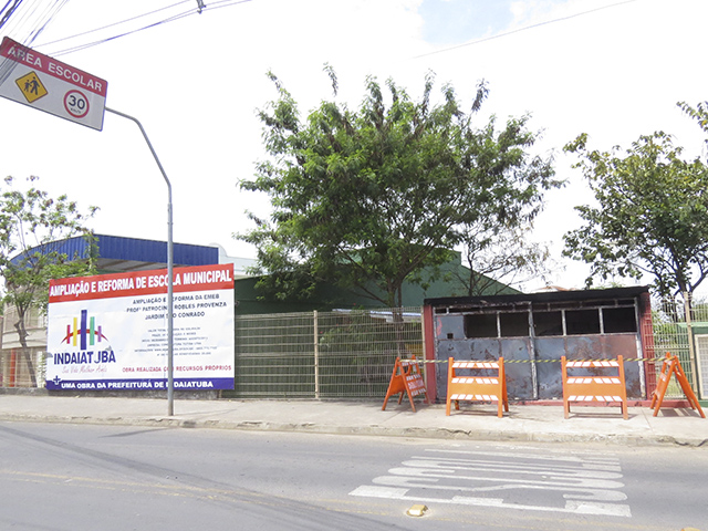 Em 2012 foram dois incêndios no Ecoponto da Emeb 