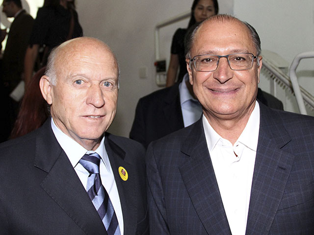 Prefeito Milton Serafim e Govenador Geraldo Alckmin