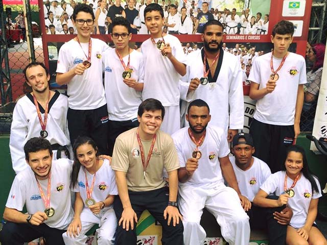Foram sete medalhas de ouro, cinco de prata e três de bronze, na 3ª etapa do campeonato 
