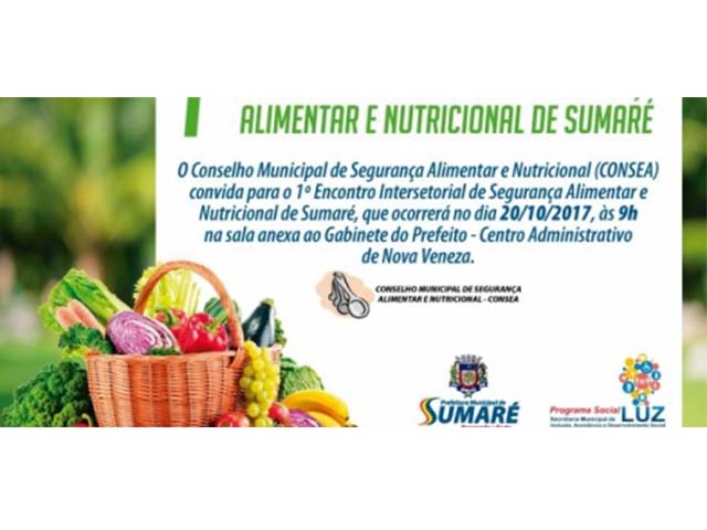 Encontro de Segurança Alimentar