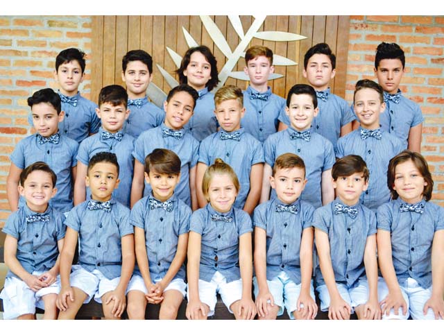 20 candidatos infantil masculino concorrerão a final do concurso “Garota e Garoto Estudantil SP 2018”