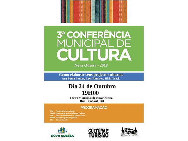 3ª Conferência Municipal de Cultura