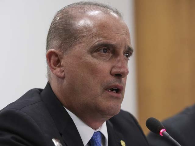 O ministro Onyx Lorenzoni, chefe da Casa Civil da Presidência da República