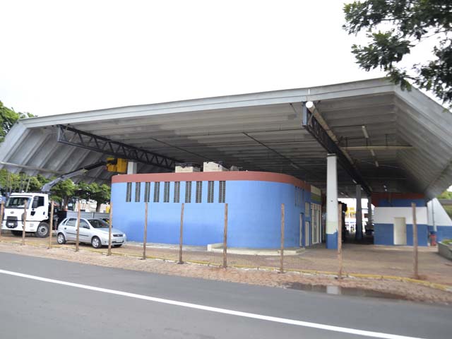 Obras no antigo Terminal Rodoviário