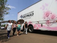  Governo de SP e FIDI levam carreta da mamografia a Elias Fausto