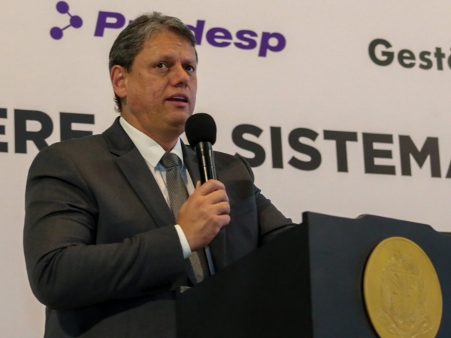 A adesão ao SNE foi anunciada pelo governador Tarcísio de Freitas