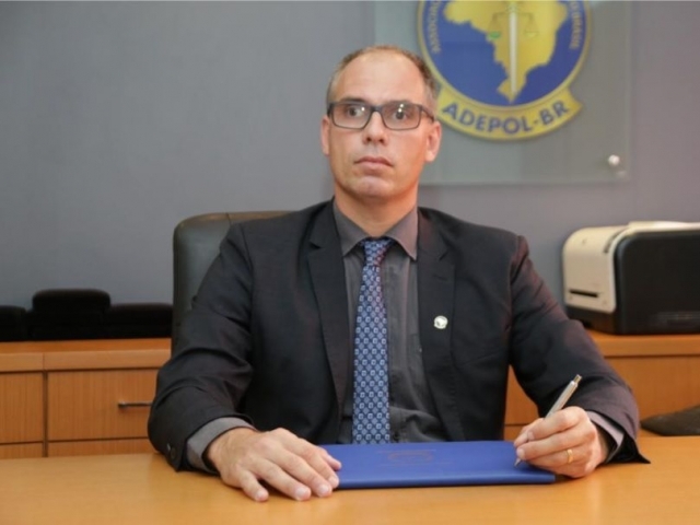 Delegado Rodolfo Laterza, presidente da Adepol do Brasi