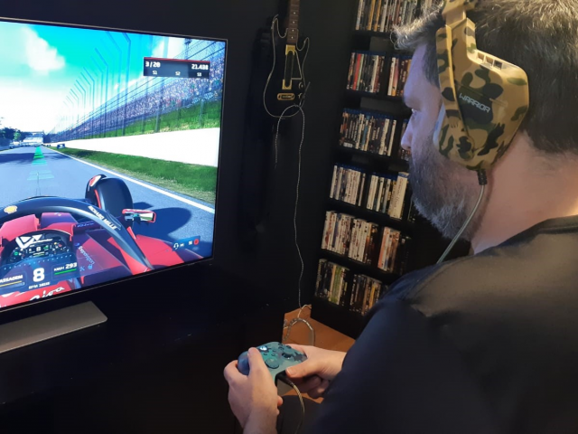 Rodrigo Demetrio, fundador da Liga Master Amadora de F1 