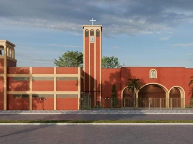 Revitalização da paróquia Santa Rita de Cássia - parte externa