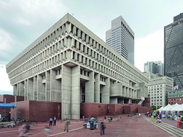 Naquib HossBoston City Hall (Prefeitura de Boston), construído em 1969ain