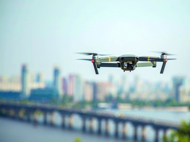 O uso do drone inicia na etapa da escolha do terreno para fincar um empreendimento