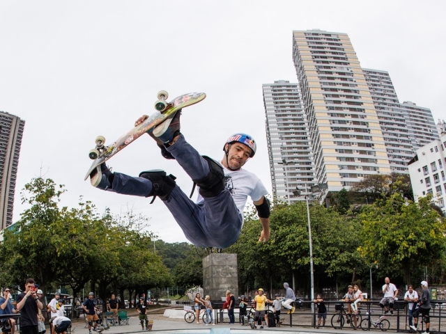 Sandro Dias bateu o recorde mundial de aéreo mais alto no half pipe