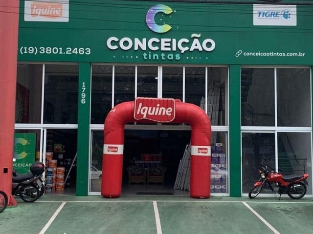 No mercado desde 2017, Conceição Tintas é especializada nos produtos Iquine