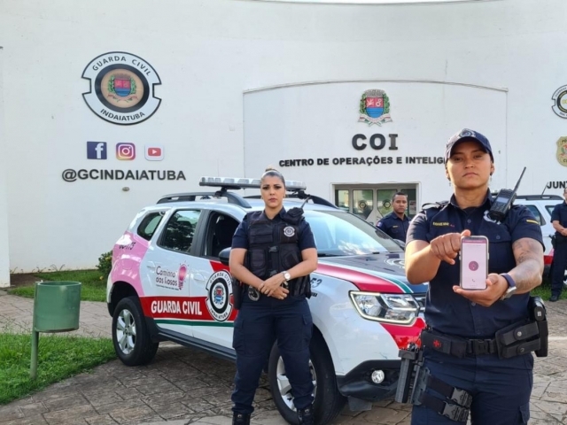 Desde 2018 a Guarda Civil e demais forças policiais atuam no Programa de Prevenção à Violência contra a Mulher – Caminho das Rosas