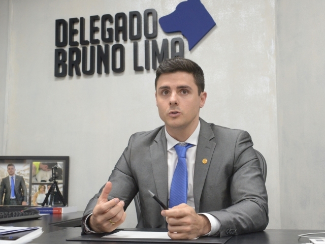 Deputado federal e delegado da Polícia Civil, Bruno Lima
