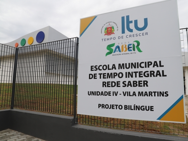 A escola municipal destacada na avaliação foi a Rede Saber IV na Vila Martins