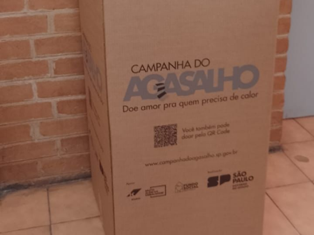As doações irão para população em situação de rua e famílias assistidas