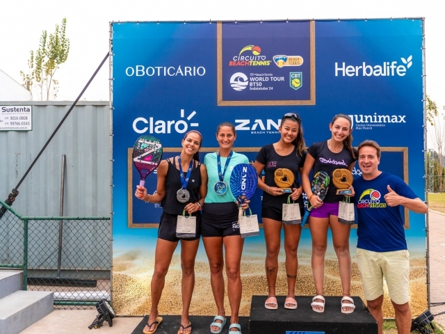 Núbia Negrini e Maria Caruccio levaram o troféu do feminino