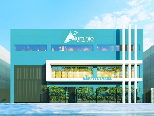 Projeto de como será o novo showroom que será inaugurado na quarta-feira (09)