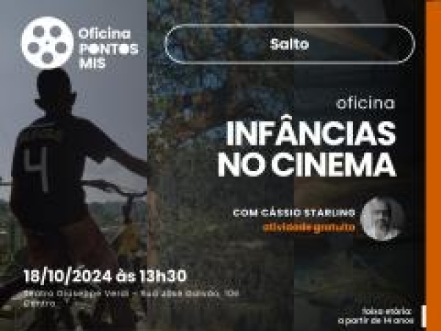 Ponto MIS: oficina gratuita discute a infância no Cinema