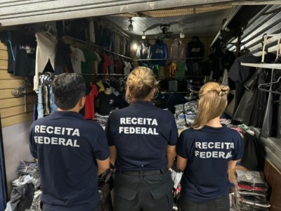 Receita Federal em São Paulo prossegue na operação de combate ao comércio de produtos ilícitos