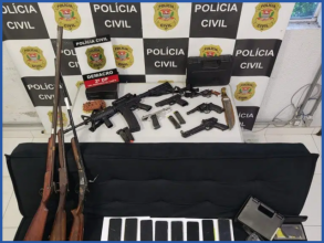 Polícia de SP faz operação contra rifas de armas ilegais e prende 7 na Grande São Paulo