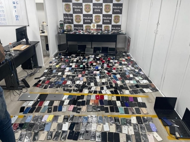 Polícia Civil devolve às vítimas mais de 35 mil celulares produtos de crime na cidade de SP