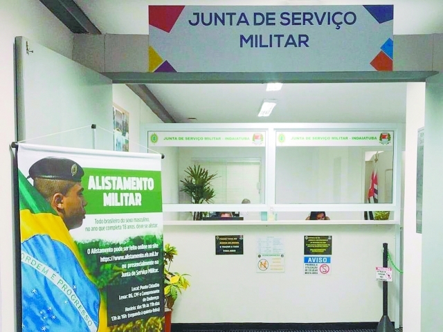 O processo pode ser realizado presencialmente na Junta de Serviço Militar