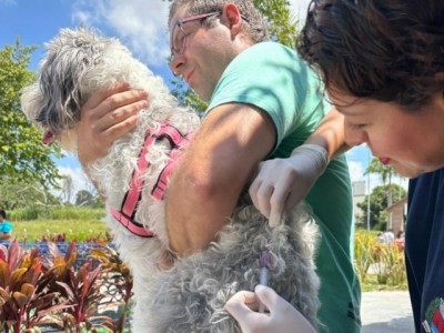 Vacinação antirrábica para cães e gatos será realizada na Feira Ambiental EcoPark