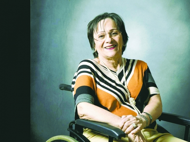 Maria da Penha ficou paraplégica depois de ter levado um tiro nas costas enquanto dormia