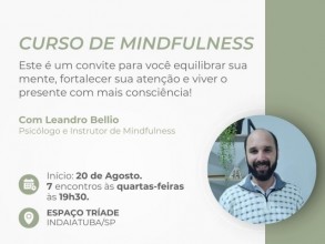 Espaço Tríade oferece cuidado integral e curso de Mindfulness para equilíbrio emocional