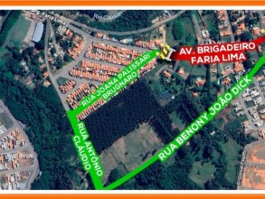 Avenida Brigadeiro Faria Lima passa por obras de recuperação