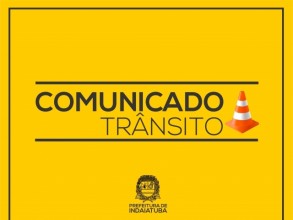 Demutran informa sobre interdição no cruzamento da Rua Nove de Julho com Humaitá