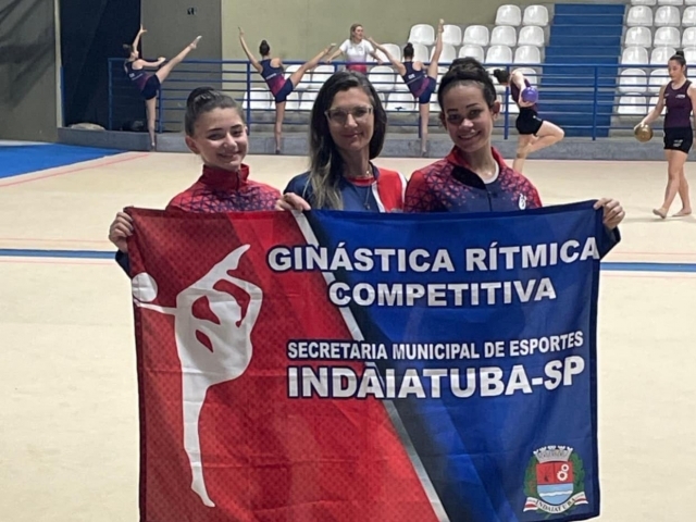 As ginastas competem na categoria individual no Campeonato Brasileiro