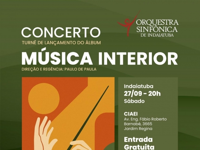 No repertório obras de cinco compositores vivos e em atividade, com vínculos com o interior do Estado de São Paulo