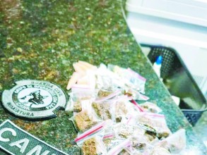 Canil da Guarda Civil prende dois homens por tráfico