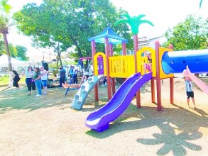 Parquinho da praça Princesa Isabel é reinaugurado