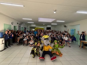 Salvem o Planeta Terra leva mensagem ambiental para crianças em Indaiatuba