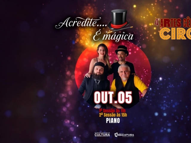 Truques de ilusionismo, magia e muito encantamento no sábado e domingo