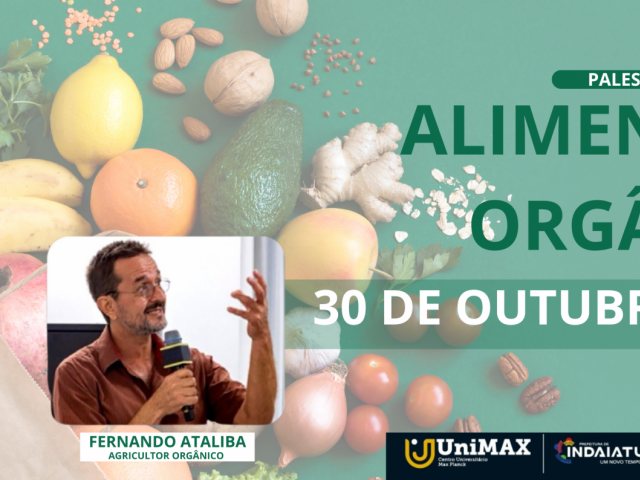 Palestra sobre Alimentação Orgânica