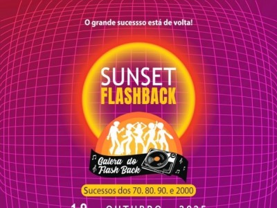 Sunset Flashback Especial Outubro Rosa promete viagem no tempo na Concha Acústica