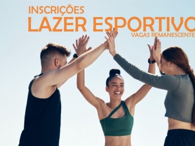 Secretaria de Esportes abre inscrições para atividades do Lazer Esportivo no dia 22 de outubro