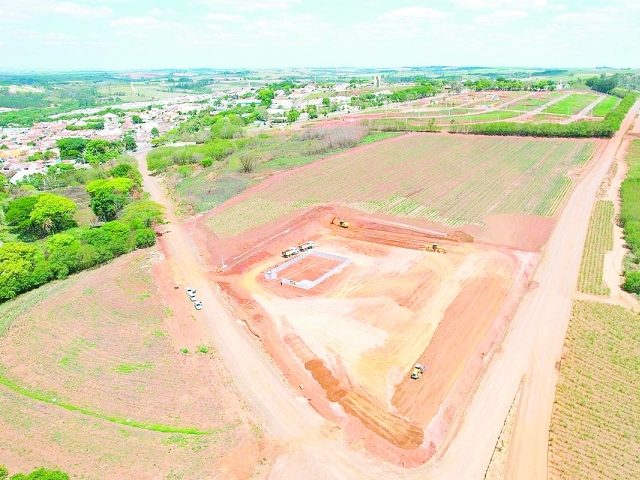 Obras da subestação de energia