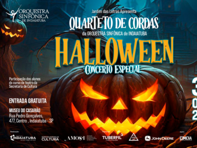 Cultura apresenta Halloween Concerto Especial dia 31 de outubro no Casarão