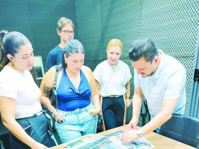 Alunos estiveram no estúdio do Mais Expressão e conheceram produtos