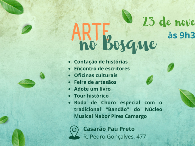 Uma manhã de muita arte, música e diferentes linguagens artísticas, tudo gratuito.