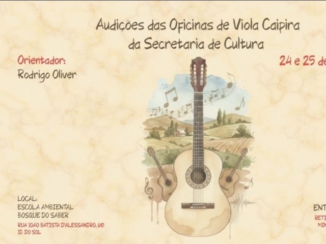 O repertório inclui música caipira de qualidade.